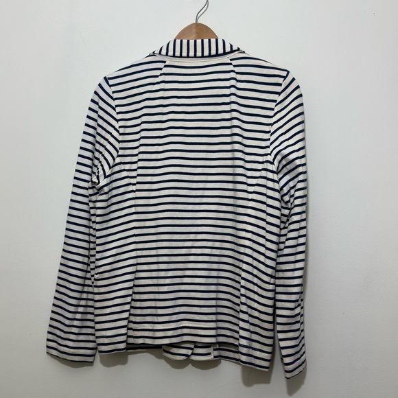 NWT J crew || woman’s striped blazer size Large - Picture 2 of 7